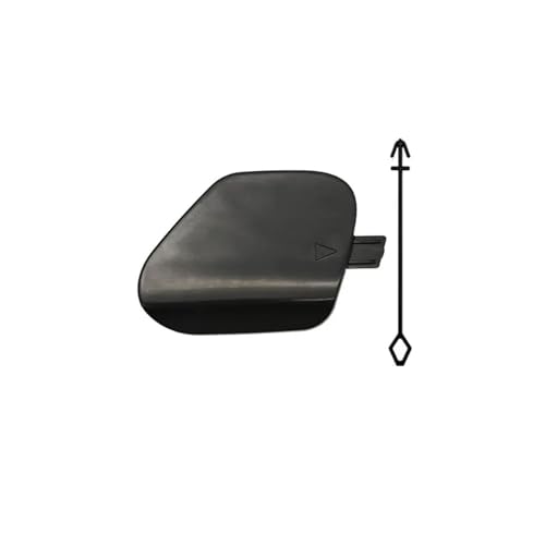 Auto Heckstoßstange Abschlepphaken Abdeckkappe Zubehör Schwarz Weiß für BMW F16 M Sport für BMW X6 M 2014-2019 51118065933 51128056540 von Aoleegatt