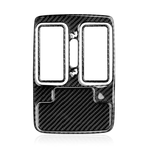 Auto Hinten A/C Outlet Vent Abdeckung Decals Zubehör Carbon Fiber Innen Aufkleber Für Dodge Durango 2011-2024 von Aoleegatt