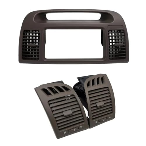Auto Vorne Mitte Dash AC Vents Radio Trim Lünette Klimaanlage Outlet Grill Panel für Toyota Camry XV30 2001-2006 Auto Vorne Mitte Dash AC Vents Radio Trim Lünette Klimaanlage Outlet Grill Panel für Toyota Camry XV30 2001-2006 von Aoleegatt
