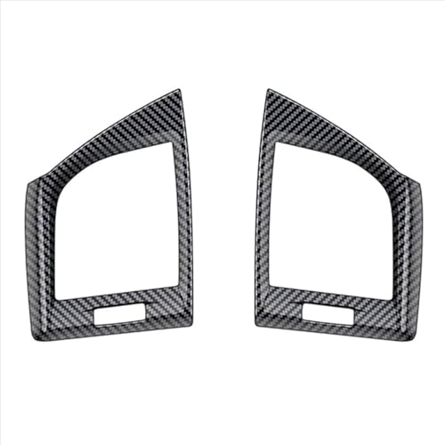 Carbon Fiber Dashboard Klimaanlage Vent Outlet Abdeckung Trim Rahmen Aufkleber für Toyota Alphard 40 Series 2023+ Carbon Fiber Dashboard Klimaanlage Vent Outlet Abdeckung Trim Rahmen Aufkleber für Toyota Alphard 40 Series 2023+ von Aoleegatt