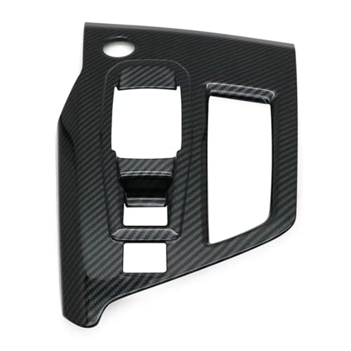 Carbon Fiber Getriebe Shift Panel Abdeckung Auto Dekoration Trim Innen Zubehör Für Peugeot 3008 GT 5008 2016-2018 von Aoleegatt