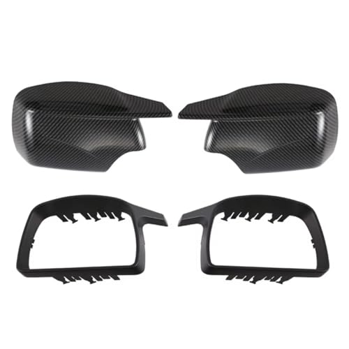 Carbon Fiber Seitenspiegel Abdeckkappen Ersatz Spiegelabdeckungen Für BMW X5 E53 1999-2006 von Aoleegatt