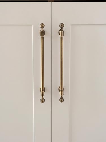 Gebürstet Antik Messing Küchenschrank Griffe Schrank Kommode Schubladenknopf Beschichtung Griff Möbelbeschläge (Pitch-row-224mm) von Aoleegatt