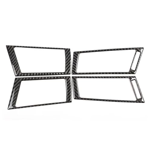 LHD Auto Center Seite Klimaanlage Luftauslass Abdeckung Carbon Faser Schutz Trim Für BMW X5 X6 E70 E71 2008 2009 2010 2011 2012 2013(Side air Outlet) von Aoleegatt