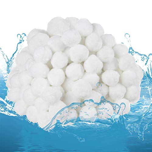 Aoligei Filter Balls 500g ersetzen 18 kg Filtersand, Filterbälle für Pool Sandfilter, Poolpumpe, Schwimmbad, Filterpumpe, Aquarium Sandfilter von Aoligei
