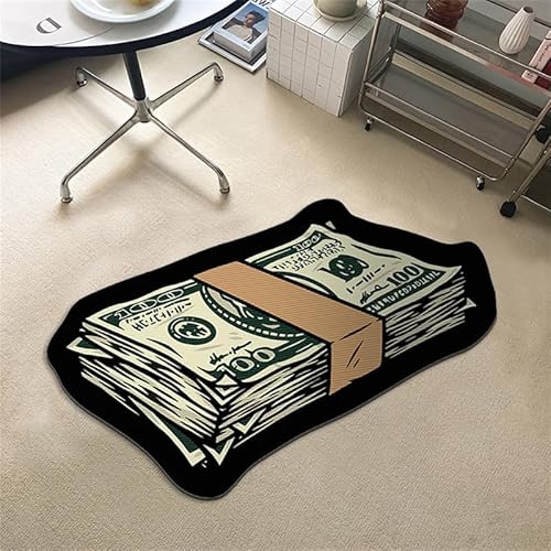 Bereich Teppich für Schlafzimmer Teppichböden 100 Dollar Bill Geld Design Teppiche Weicher Kristall Samtteppich für Schlafzimmer Wohnzimmer Dekor von Aoligeinb
