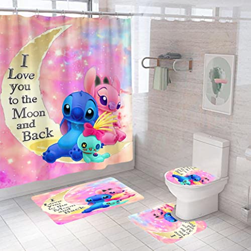 Aolxozy 1PCS Shower Curtains, 180 X 200 180 X 180 cm Bathroom Waterproof with 12 Hooks,Beach Colourful Home Decor (W150 x H180CM,1) von Aolxozy