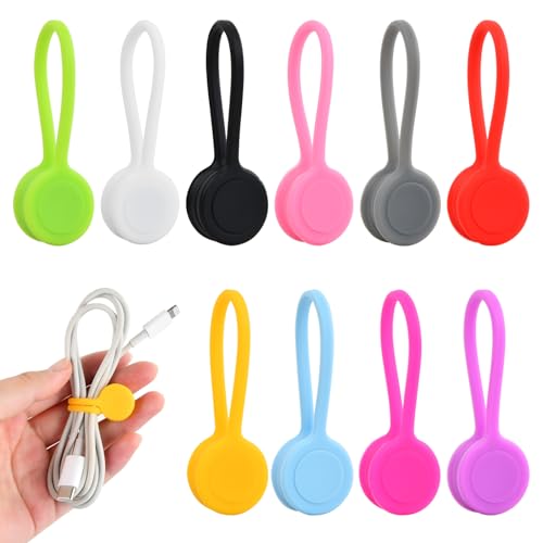 10 StüCk Magnetische Kabelbinder, Silikon Kabelclip Organizer, Multifunktionale Wiederverwendbare Magnetische Kabelbinder, Organisieren FüR Zuhause Und BüRo, Um Kabelsalat Zu Vermeiden 10 StüCk Magnetische Kabelbinder, Silikon Kabelclip Organizer, Multifunktionale Wiederverwendbare Magnetische Kabelbinder, Organisieren FüR Zuhause Und BüRo, Um Kabelsalat Zu Vermeiden von Aomhrek