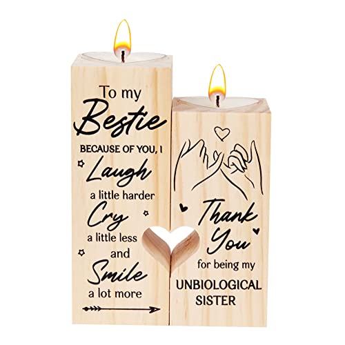AOMIG Weihnachts Geschenke für Bester Freund, Freundschaft Geschenk,Kerzenständer Geburtstagsgeschenk für Frauen, Personalisierte Beste Frauen, Geschenk Für Beste Freundin AOMIG Weihnachts Geschenke für Bester Freund, Freundschaft Geschenk,Kerzenständer Geburtstagsgeschenk für Frauen, Personalisierte Beste Frauen, Geschenk Für Beste Freundin von Aomig