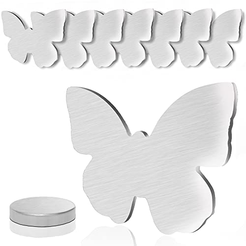 Aongray 8er Set Tischdeckenbeschwerer Edelstahl Magnet Schmetterling Tischtuchklammern 53g Extra schwer für Vorhang Outdoor von Aongray