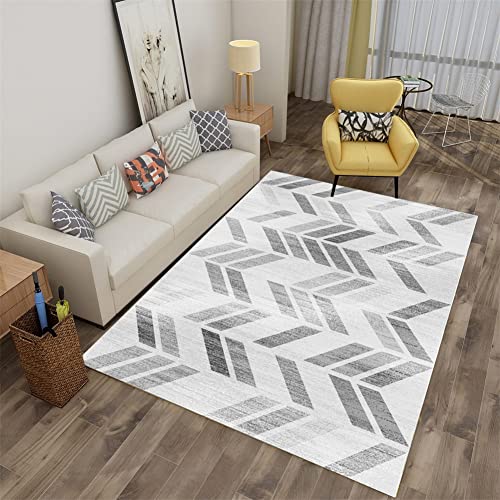 Teppich 3D Teppiche Bedruckte Rutschfest Modern Carpet Mit Antirutschmatte Fischgrätmuster Kurzflor Teppich Weiche Teppiche Wohnzimmer Teppich Schlafzimmer Esszimmer Home Modern Teppiche,70×140cm Teppich 3D Teppiche Bedruckte Rutschfest Modern Carpet Mit Antirutschmatte Fischgrätmuster Kurzflor Teppich Weiche Teppiche Wohnzimmer Teppich Schlafzimmer Esszimmer Home Modern Teppiche,70×140cm von Aoojlo