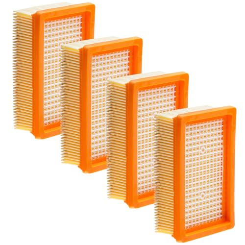 Aoonar 4× HEPA-Flachfaltenfilter – Kompatibel mit Kärcher WD4, WD5, WD6, WD5P, WD6P Premium, MV4, MV5 und MV6 – Ersatz für KFI 4410 (2.863-005.0) – Ersatzfilter für Nass-/Trockensauger von Aoonar