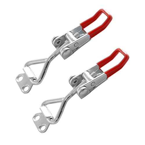 2Set Einstellbare Kippklammer (Verriegelung sloch)","220lbs Edelsta kapazität für Werkzeug kasten, Kofferraum, Traktor abdeckung, Rauch abdeckung, Holz bearbeitung und Schnell verschluss. von Aopin