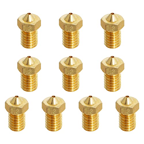 Aopin M6 1,75 mm Extruderdüsen 3D-Drucker 1,2 mm Messing 3D-Drucker Extruder Düsen 10 Stück Aopin M6 1,75 mm Extruderdüsen 3D-Drucker 1,2 mm Messing 3D-Drucker Extruder Düsen 10 Stück von Aopin