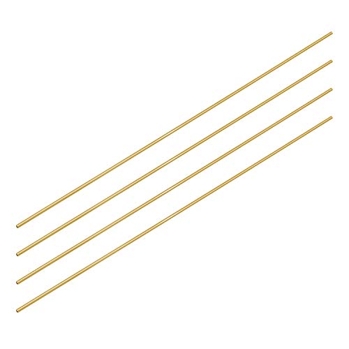 Aopin Messing-Rundrohr, Kupferrohr, ID 0,6 mm x OD 1 mm, für Kühlschrank-Kapillarschläuche, Kühlsysteme, Windspiele, 4 Stück Aopin Messing-Rundrohr, Kupferrohr, ID 0,6 mm x OD 1 mm, für Kühlschrank-Kapillarschläuche, Kühlsysteme, Windspiele, 4 Stück von Aopin