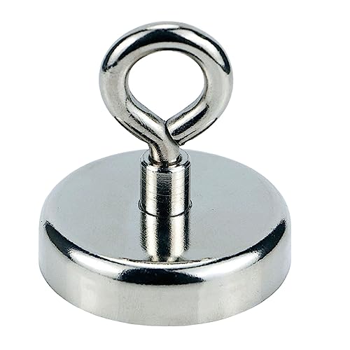 Superstarke Neodym-Angelmagnete, starke Zugkraft, rundes Magnet-Angelset zum Apportieren in Flussseen, Ozeanen, Rasenflächen und tiefen Höhlen von Aosbset