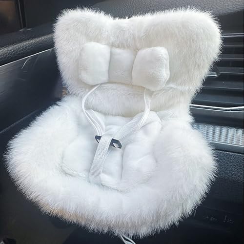 Aosrioylt Autositz Für Labubu Puppe, Labubu Autositz Für Autodekorationen, Puppenautositz Mit Weichem Pelzkissen, Have a Seat Labubu, Baby Puppenautositz(F) von Aosrioylt