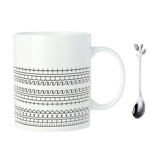 „Fuck This Shit“-Kaffeetasse, 11/15 Oz Kaffeetasse Mit Versteckter Botschaft, Lustige Versteckte Teetasse Aus Keramik, Witzige Kaffeetasse, Thermo-Trinkbecher for Kreative Ideen, Bürogeschenk(11oz) von Aosrioylt