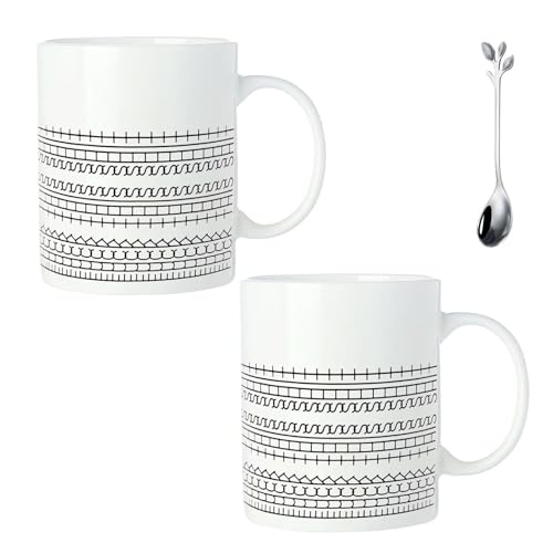 „Fuck This Shit“-Kaffeetasse, 11/15 Oz Kaffeetasse Mit Versteckter Botschaft, Lustige Versteckte Teetasse Aus Keramik, Witzige Kaffeetasse, Thermo-Trinkbecher for Kreative Ideen, Bürogeschenk(11oz*2) von Aosrioylt