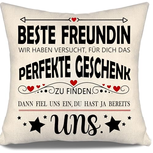 Aosumin Beste Freundin wir haben versucht Finden Dann fiel Uns EIN du hast ja bereits Uns Beste Freundin Geburtstag Weihnachten Geschenk Frauen Mädchen(Beste Freundin-b) von Aosumin