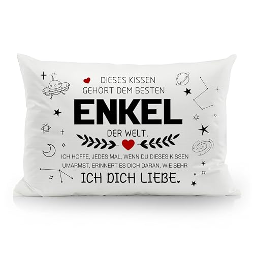 Aosumin Enkel Kissenbezüge von Oma OpaIch hoffe jedes Mal wenn du Dieses Kissen umarmst erinnert es Dich daran wie sehr ich Dich Liebe Kissenbezug für Enkel Geburtstag Schulabschluss oder Weihnachten Aosumin Enkel Kissenbezüge von Oma OpaIch hoffe jedes Mal wenn du Dieses Kissen umarmst erinnert es Dich daran wie sehr ich Dich Liebe Kissenbezug für Enkel Geburtstag Schulabschluss oder Weihnachten von Aosumin