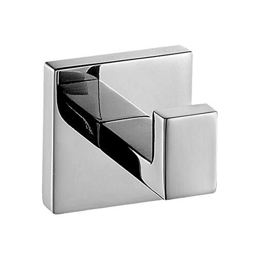 Aothpher 304 Edelstahl verchromt Handtuchhaken, Modern Chrom Handtuch Robe Luxus Quadrat Badezimmer Zubehör … von Aothpher