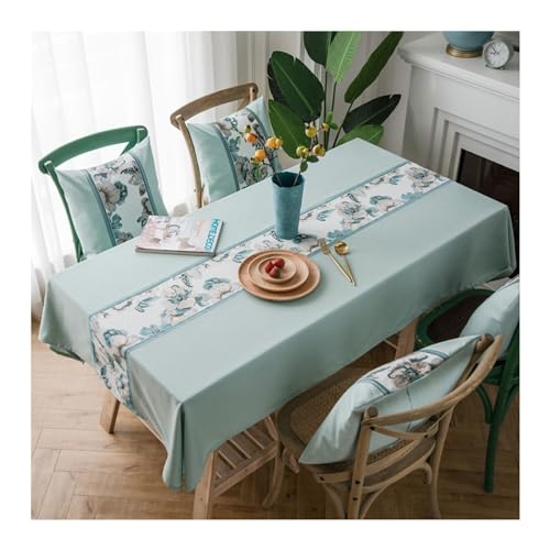 Aotiwe Tischdecke Gartentisch, Tischdecke Wohnzimmertisch Modern Blume Table Cloth Party Grün Tischdecke Klein Vintage Polyester 120x160cm Aotiwe Tischdecke Gartentisch, Tischdecke Wohnzimmertisch Modern Blume Table Cloth Party Grün Tischdecke Klein Vintage Polyester 120x160cm von Aotiwe