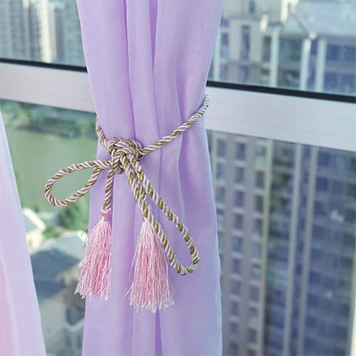 Aotiwe Vorhang Transparent Lila, Vorhänge Gardinen Einfarbig Vorhang Boho Outdoor Polyester 2er Set 132 x 244cm von Aotiwe