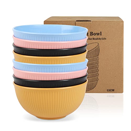 AouiSton 24 OZ Schüssel Müslischalen/Salatschüssel 8er, Snackschale plastikschüssel für Kinder und Erwachesene .Leicht & Bruchsicher. von AouiSton