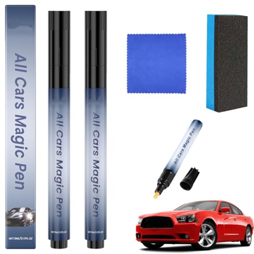 Generisch Auto Held Magic Pen,Autohero The Magic Pen Car Touch Up Pens,Quick Drying, Waterproof for Easy Maintenance (2) von Aoukp