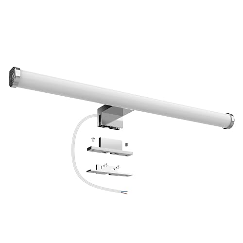 Aourow LED Spiegelleuchte für das Bad,Spiegellampe Badezimmer 40cm 10W 1200lm,Superhell Badlampe Spiegel Neutralweiß 4000K,IP44 Wasserdicht,Badezimmer Lampe Wand 230V,Klasse II von Aourow