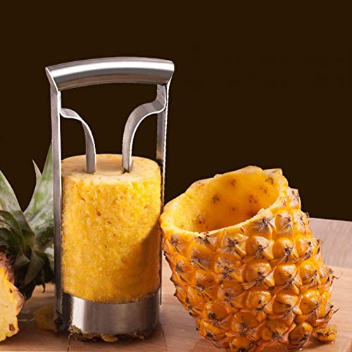 - Ananas-Kern-Entferner, Ananas, Peeler, Obst, Slicer, rostfrei, für Obst, Gemüse, Ananas, Peeling, Küchenwerkzeuge von Aoutecen