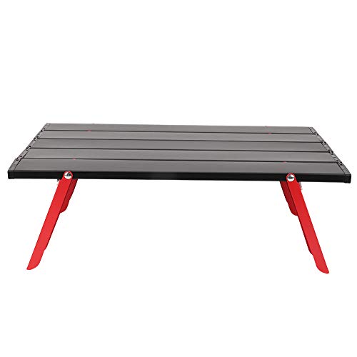 Aoutecen Roll Up Table, Aluminiumlegierung Campingtisch Ultraleicht Faltbar mit Aufbewahrungstasche für Grill zum Camping am Strand von Aoutecen