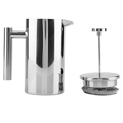 Edelstahl French Press Maker Kaffee French Press French Press Kaffeepresse Kanne Kaffeemaschine Zubehör für Kaffee von Aoutecen