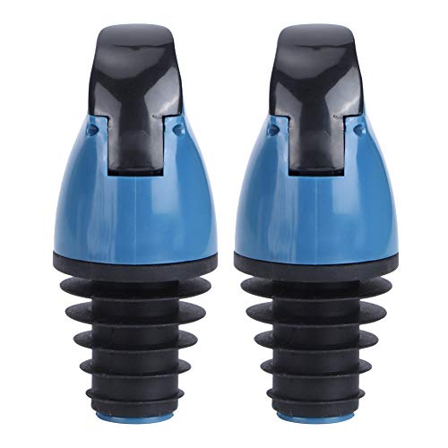 Aoveew Weinausgießer und -stopfen Robuster Flaschenausgießer-Stopper, Ölflaschen-Ausgießer-Stopper-Spender für mehr Komfort, reibungsloses Ausgießen mit einem hygienischen Erlebnis (Navy Blue) von Aoveew