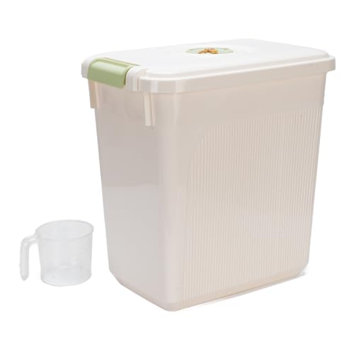 Reisbehälter Feuchtigkeitsdicht luftdicht verdickter Pp -Behälter für Mehlfleischküche (Pure Color 30kg / 66.1lb) von Aoveew