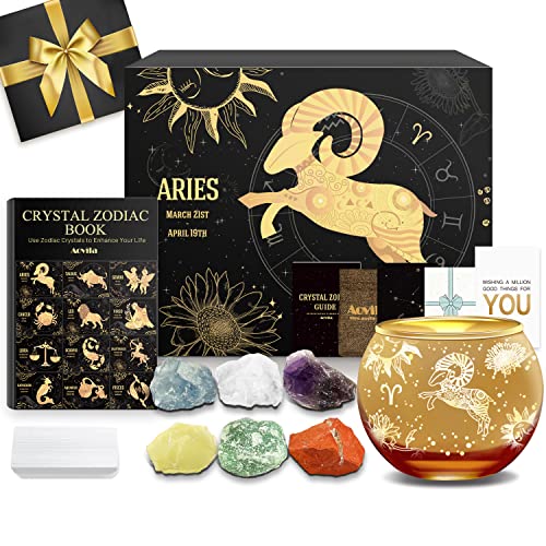 Aovila Widder Geschenke für Frauen Widder Teelichthalter Kerzenständer Kristalle Geburtssteine Geschenkbox Set Sternzeichen Astrologie Geschenke Geburtstagsgeschenke für Frauen Mama Beste Freunde Aovila Widder Geschenke für Frauen Widder Teelichthalter Kerzenständer Kristalle Geburtssteine Geschenkbox Set Sternzeichen Astrologie Geschenke Geburtstagsgeschenke für Frauen Mama Beste Freunde von Aovila