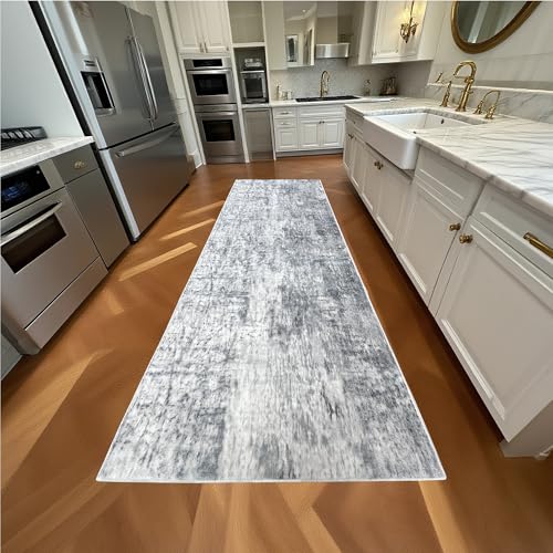 Eingangsmatte, Küchenbereich, waschbar, weiche, rutschfeste Unterseite, abstrakte Bodenmatte, für den Innenbereich, kleiner Teppich für Zuhause, Schlafzimmer, Dekoration, 20,3 x 60 cm Eingangsmatte, Küchenbereich, waschbar, weiche, rutschfeste Unterseite, abstrakte Bodenmatte, für den Innenbereich, kleiner Teppich für Zuhause, Schlafzimmer, Dekoration, 20,3 x 60 cm von Aowotu
