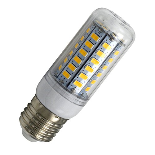 Aoxdi 1 Stück E27 LED Leuchtmittel Birne 8W, Warmweiß, 56 SMD 5730 Energiesparlampe E27 LED Glühbirne Lampe, AC220-240V von Aoxdi
