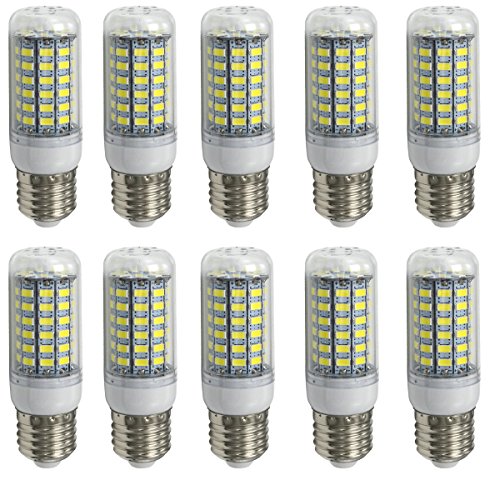Aoxdi 10 Stück LED Lampe E27 10W, Kaltweiß, 69 SMD 5730 LED Birne Glühbirne Leuchtmittel Energiesparlampe, Nicht Dimmbar, AC220-240V (10, Kaltweiß) von Aoxdi