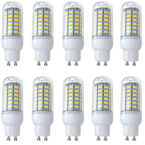 Aoxdi 10 Stück GU10 LED Lampen 8W, Warmweiß, 56 SMD 5730 LED Leuchtmittel mit GU10 Fassung Energiesparende Birne, AC220-240V Aoxdi 10 Stück GU10 LED Lampen 8W, Warmweiß, 56 SMD 5730 LED Leuchtmittel mit GU10 Fassung Energiesparende Birne, AC220-240V von Aoxdi