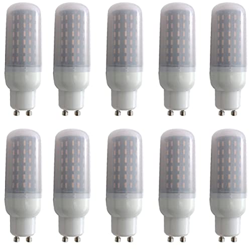 Aoxdi 10 Stück GU10 LED Leuchtmittel Birne 9W, Warmweiß, 96 SMD 4014 Energiespar Licht GU10 LED Mais Lampen, AC220-240V von Aoxdi