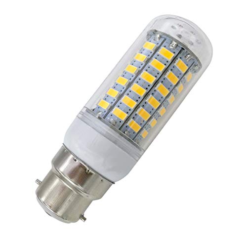 Aoxdi 1 Stück B22 Bajonett LED Mais Leuchtmittel 10W, Warmweiß, 69 SMD 5730 Glühbirnen Birne, Bajonettsockel B22 LED Leuchtmittel, AC220-240V von Aoxdi