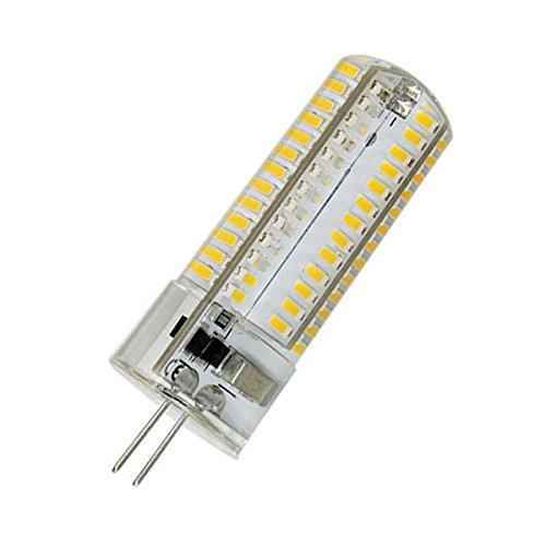 Aoxdi 1X G4 LED Lampen 6W, Warmweiß, 104 SMD 3014 Nicht Dimmbar Silikon LED Glühbirne, G4 LED Leuchtmittel, AC220-240V von Aoxdi