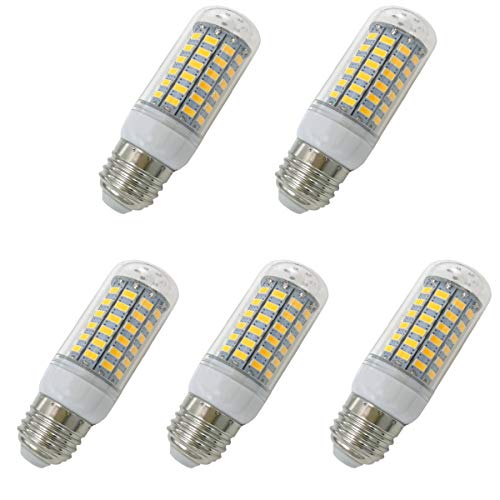Aoxdi 5 Stück LED Lampe E27 10W, Warmweiß, 69 SMD 5730 LED Birne E27 LED Glühbirne E27, LED Leuchtmittel Energiesparlampe, Nicht Dimmbar, AC220-240V (5, Warmweiß) von Aoxdi