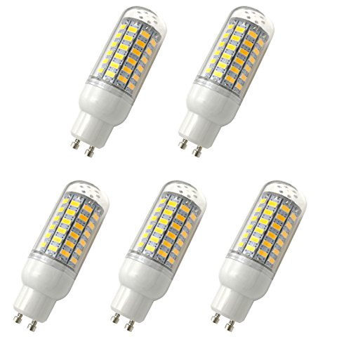 Aoxdi 5x LED GU10 Leuchtmittel Birnen 10W, Warmweiß, 69 SMD 5730 LED 10W Licht Lampen, Energiespar GU10 LED Lampe, AC220-240V von Aoxdi