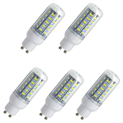 Aoxdi 5x LED Mais Licht GU10 6W, Kaltweiß, LED Birnen LED Mais Licht Energiesparlampe 6W GU10 LED, AC220-240V von Aoxdi