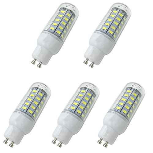 Aoxdi 5x LED Strahler Lampe GU10 Sockel 7 Watt, Kaltweiß, 48 SMD 5730 LED GU10 Lampe Energiesparlampe 7W, AC220-240V von Aoxdi