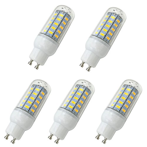 Aoxdi 5x LED Strahler Lampe GU10 Sockel 7W, Warmweiß, 48 SMD 5730 LED GU10 Energiesparlampe 7W, AC220-240V von Aoxdi