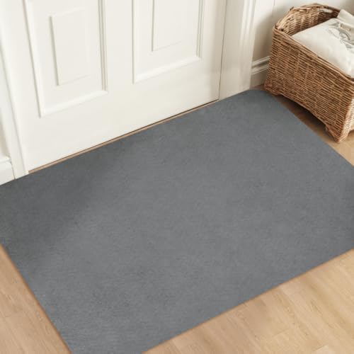 Aoxisicoo Schmutzfangmatte 90x200cm,Superdünn InnenFußmatte,Saugfähiges Rutschfester Teppich,strapazierfähige Türmatte,Für Eingangsbereich,Küche,Terrasse,Haustür,Hellgrau Aoxisicoo Schmutzfangmatte 90x200cm,Superdünn InnenFußmatte,Saugfähiges Rutschfester Teppich,strapazierfähige Türmatte,Für Eingangsbereich,Küche,Terrasse,Haustür,Hellgrau von Aoxisicoo